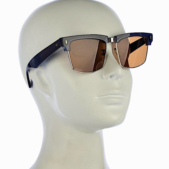 CELINE Sunglasses CL40054U 18E 57-17 Tortoise & Silver Frames Brown Glass Lenses - Picture 1 of 3